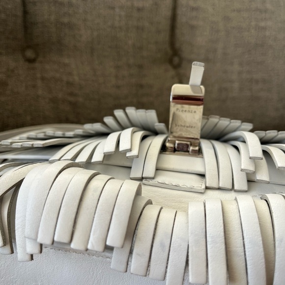 Proenza Schouler Small Fringe Lunch Box Bag White - Picture 4 of 13
